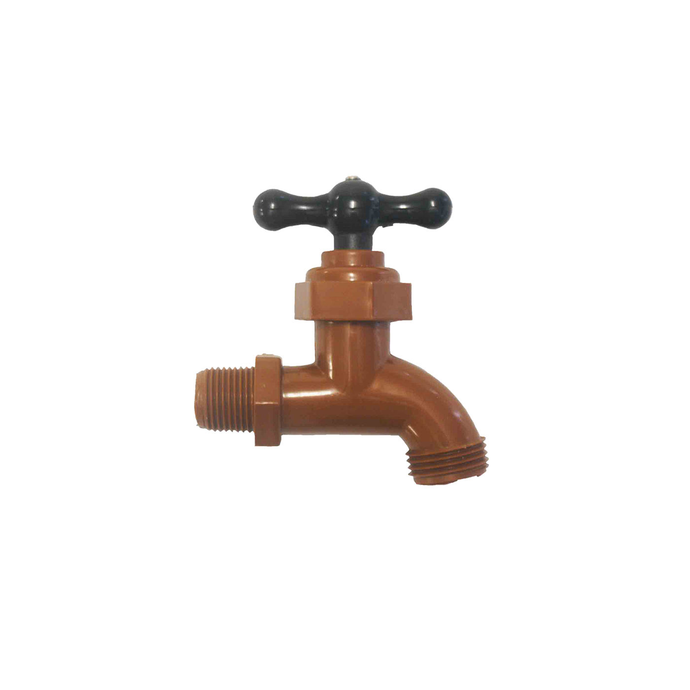Plastic Tap - 1/2 X 3/4 Inch - 3 Pack