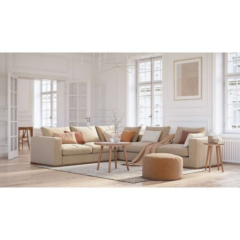 Oscar L Shape Sofa + 3 Free Cushions