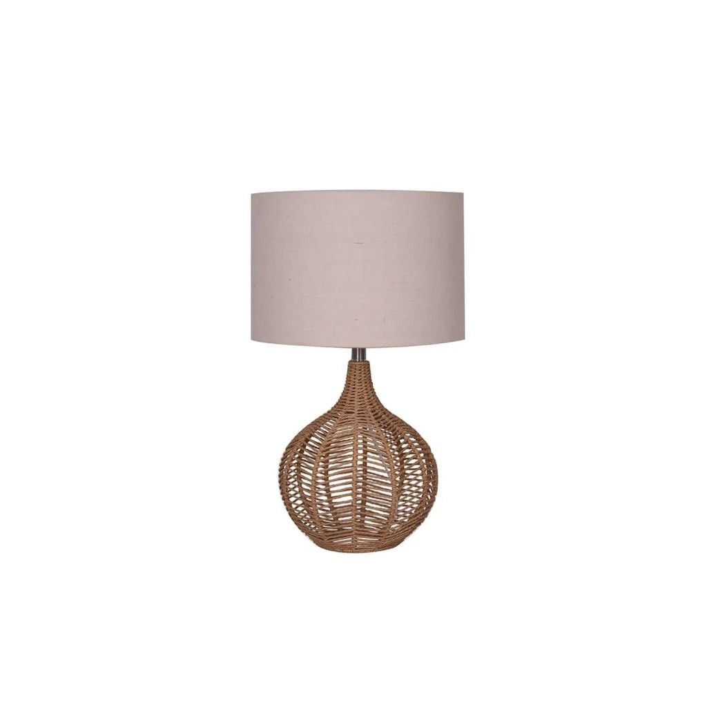 Vividitto - Emilio Linen Rope - Cream Fabric Shade
