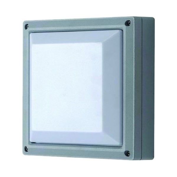20W 95-240VAC LED Bulkhead, Square, Plain