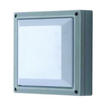 20W 95-240VAC LED Bulkhead, Square, Plain