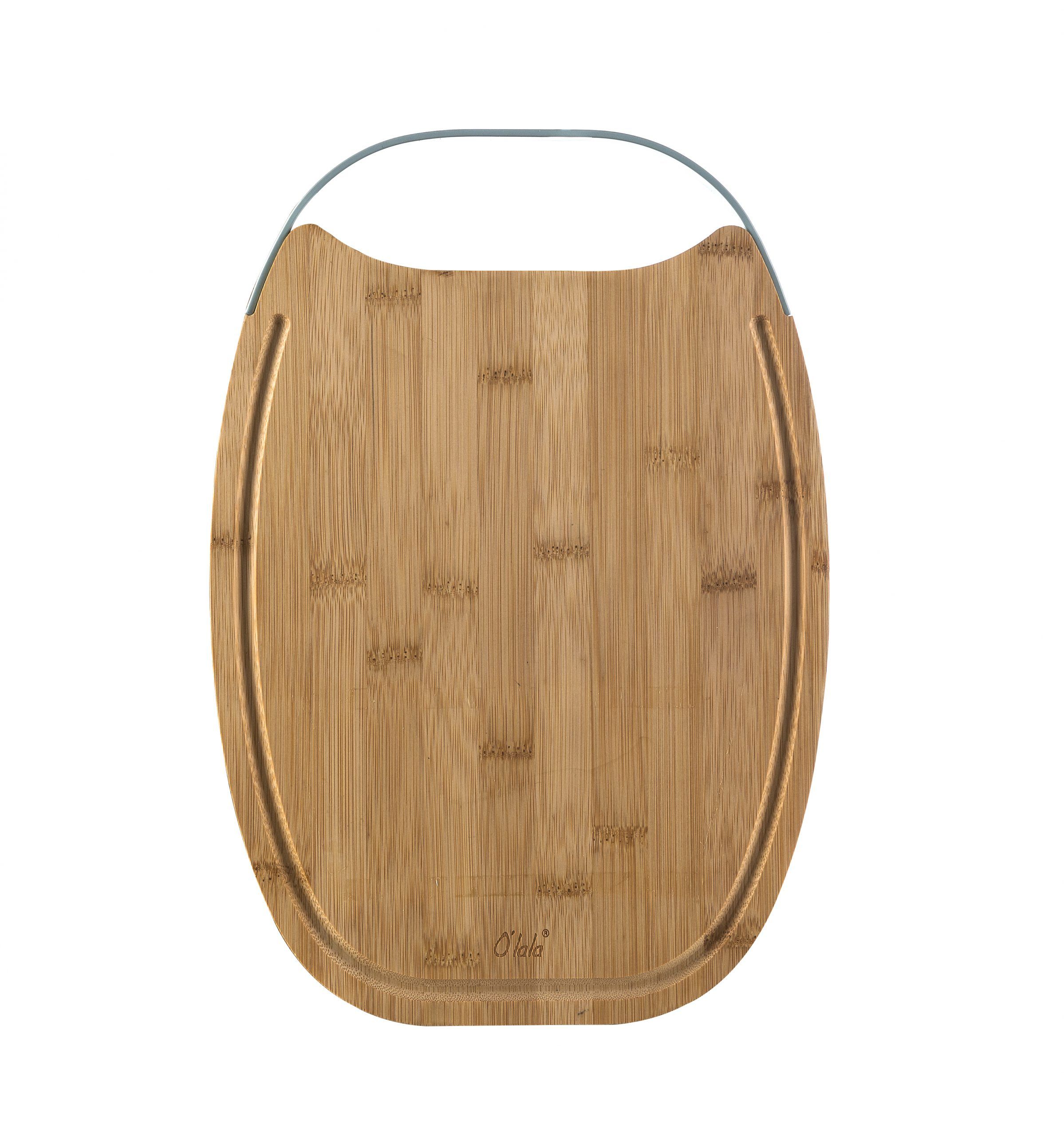 Olala Bamboo Cutting Board L/Blue