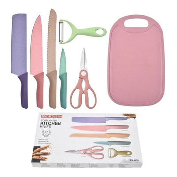 Knife Set Pastel Colours 6-Piece