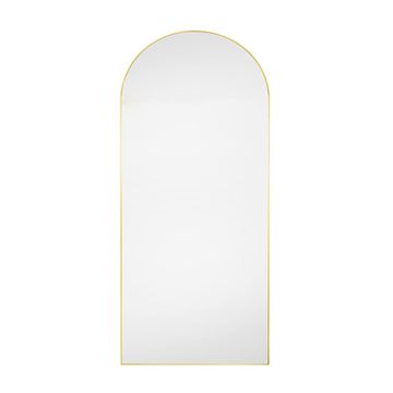 170cm x 70cm Arch Mirror Gold