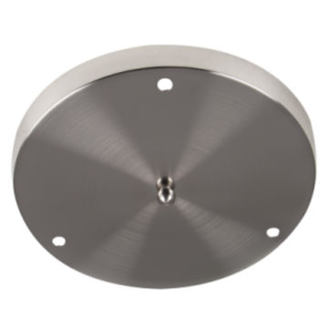 Satin Chrome 250mm 3 Light Ceiling Cup