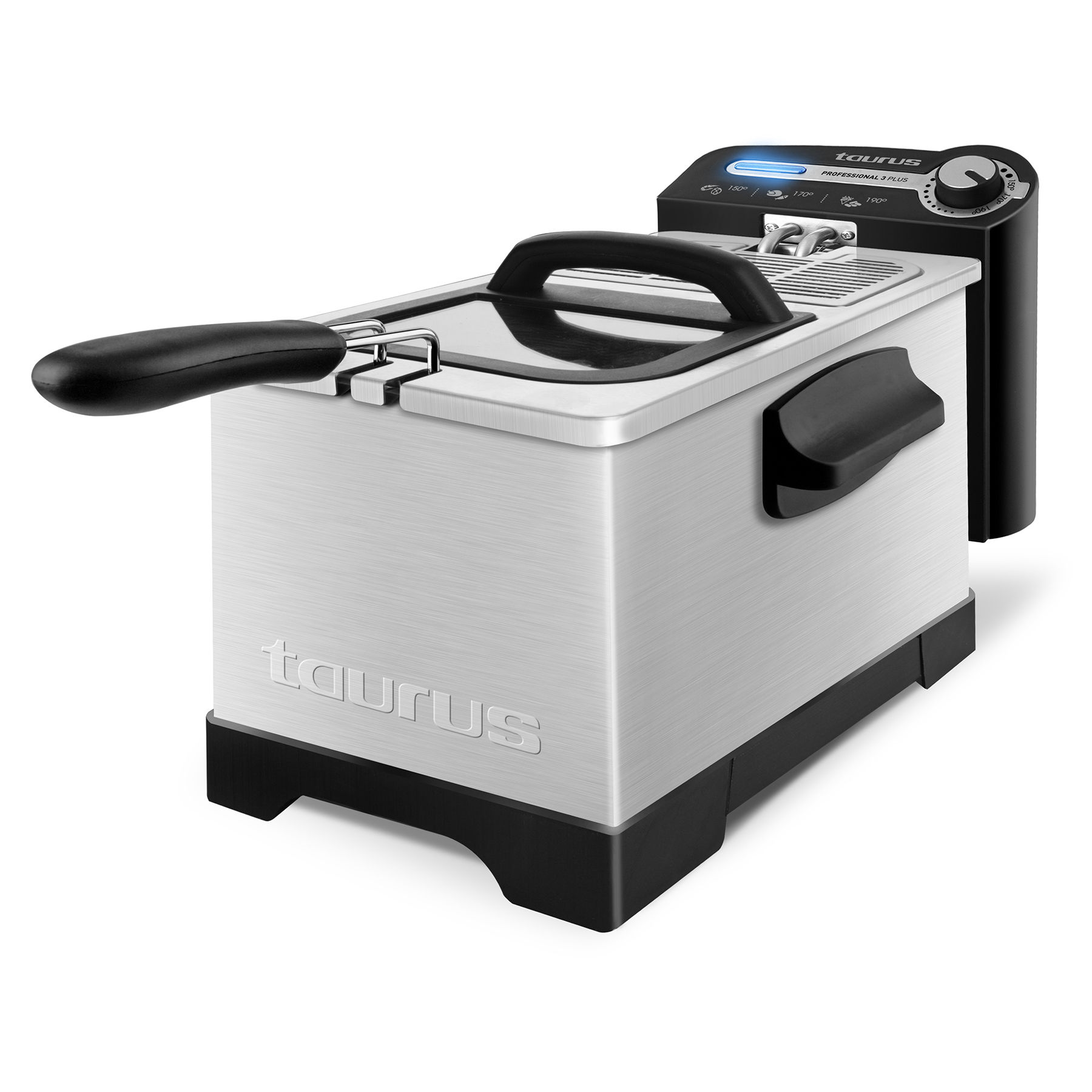 Taurus Deep Fryer Adjustable Temperature Stainless Steel Black 3L 2100W 