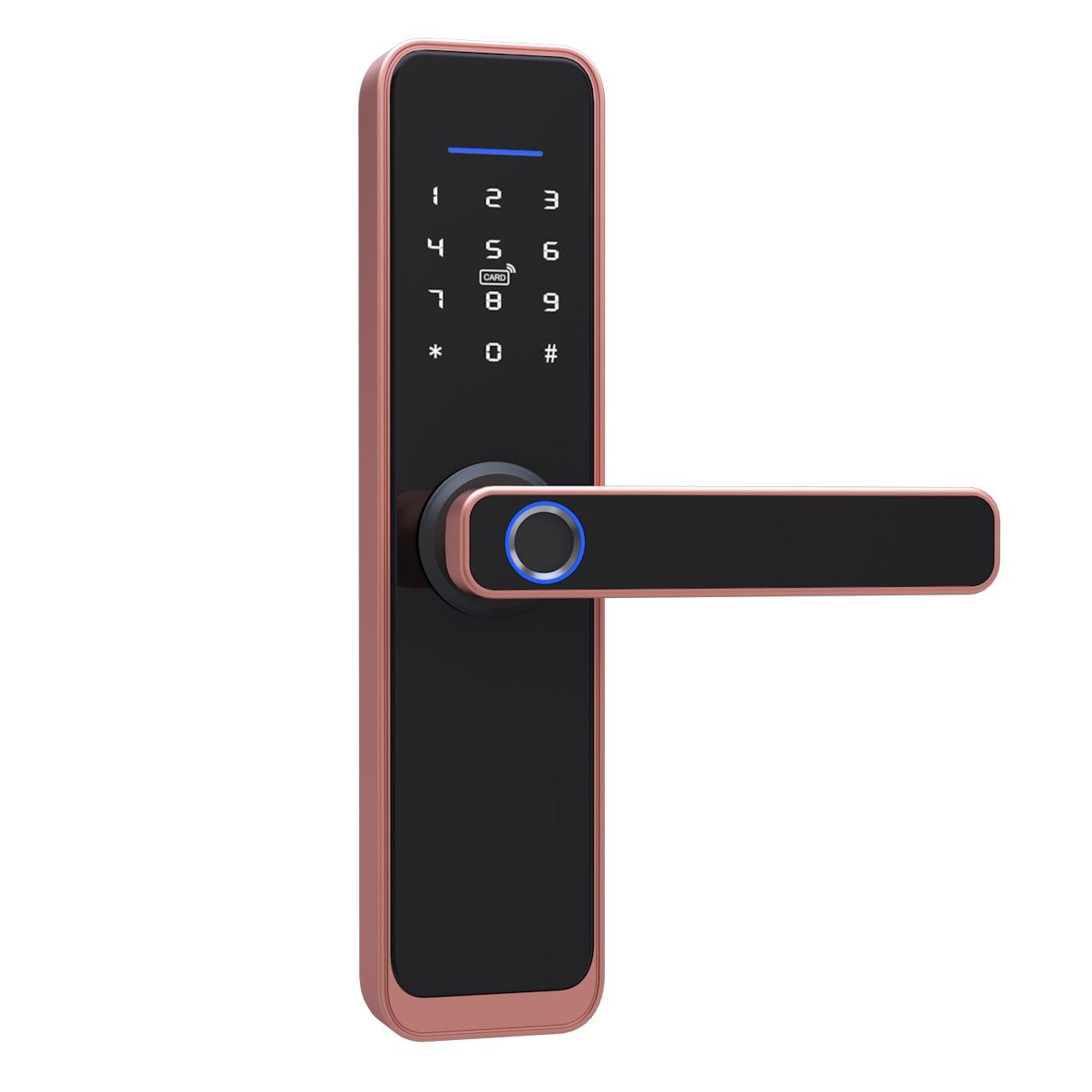 Intelligent Smart Door  Lock - Rose Gold