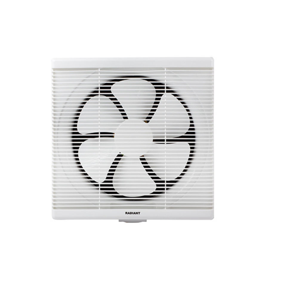 Extractor Square Window Fan 250mm White 23w Motor