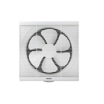Extractor Square Window Fan 250mm White 23w Motor