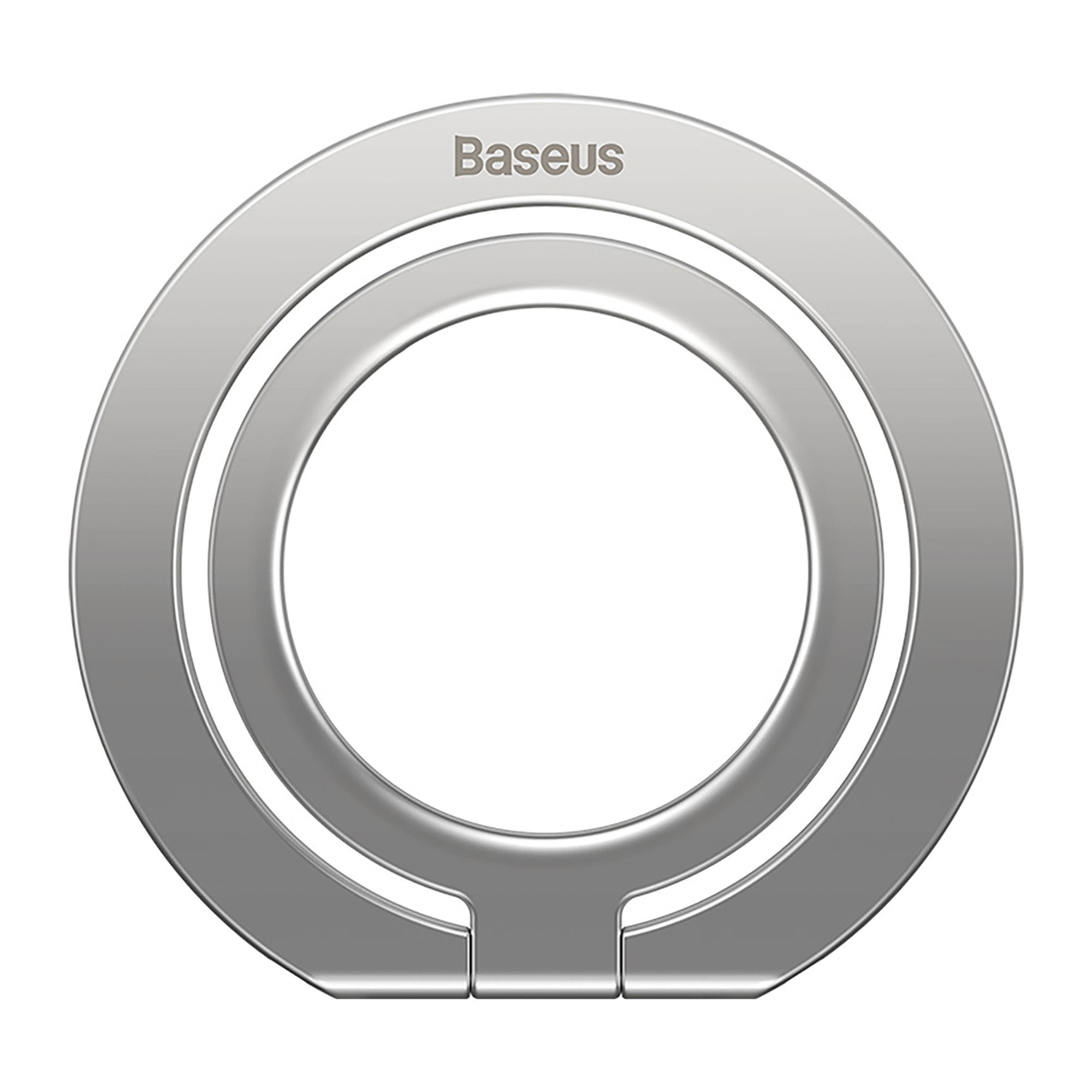 Baseus Halo Series Foldable Metal Ring Stand (Single-Ring) - Silver