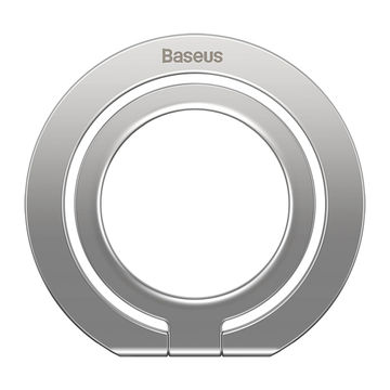 Baseus Halo Series Foldable Metal Ring Stand (Single-Ring) - Silver