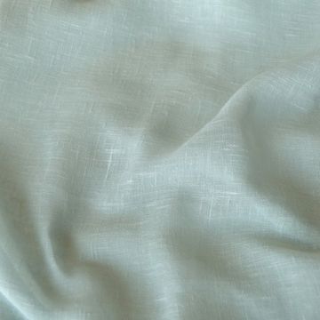 Stuart Graham Muslin Taped Curtains – Mint 285cm (W) x 250cm (Drop)