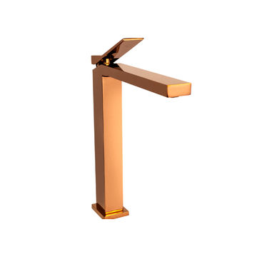 Milan Basin Mixer Brass Tall - Rose Gold