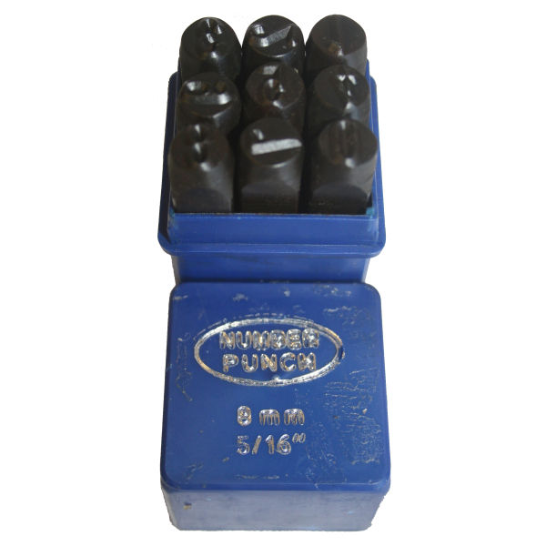Micro-Tec - Punch Set Number 8mm 0-9