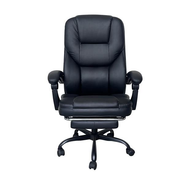 Vava High Back Satin Office Chair with Leg Rest