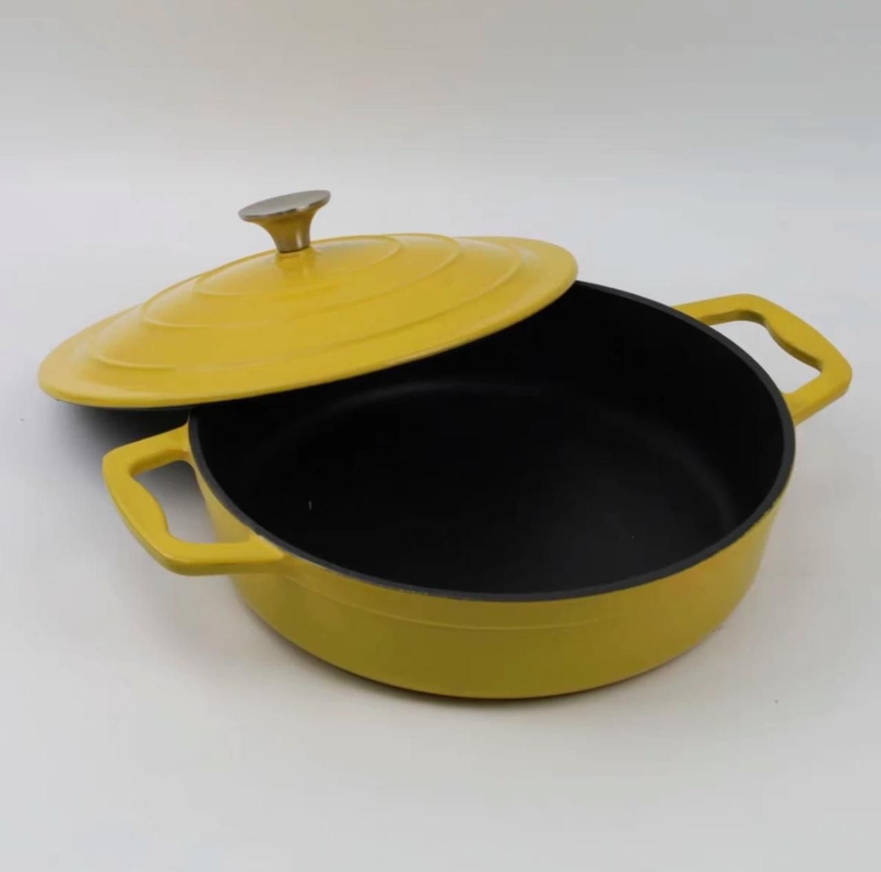 26CM Lightweight Cast Aluminum Braiser Pan