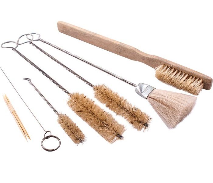 Aircraft Set Of Cleaning Brushes 6Pce for Spray Guns