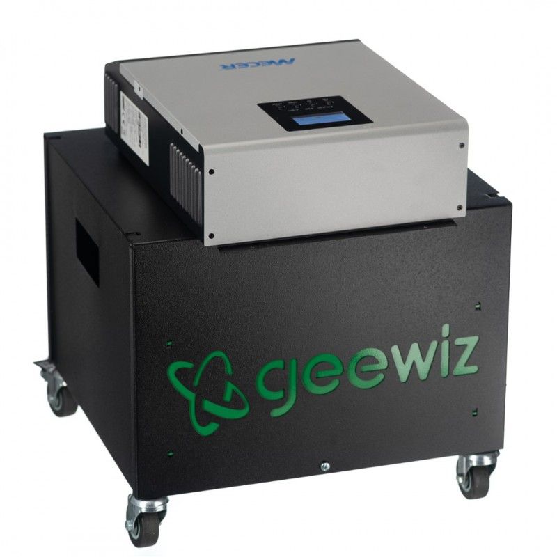 MECER Axpert Pure Sine Inverter 3000VA & 2 x 100Ah Battery Trolley