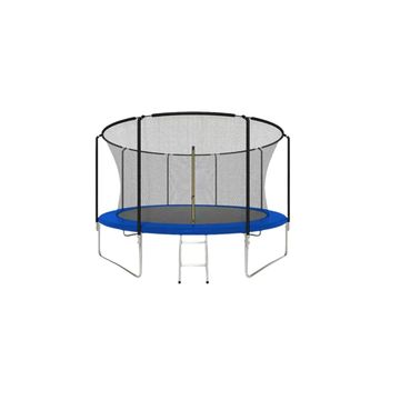 MegaBounce 4.3m Outdoor Trampoline with Safety Enclosure