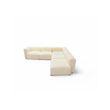 Andrew Modular Sofa - Corduroy Cream-White Left Sided