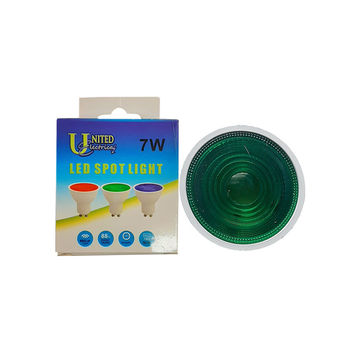 UNITED ELECTRICAL Green Led Downlight Gu10 7w 680 lumens 25000h