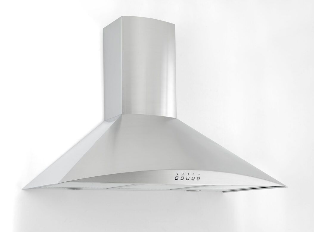 Falco 90CM SLANT SIDE S/STEEL CHIMNEY EXTRACTOR