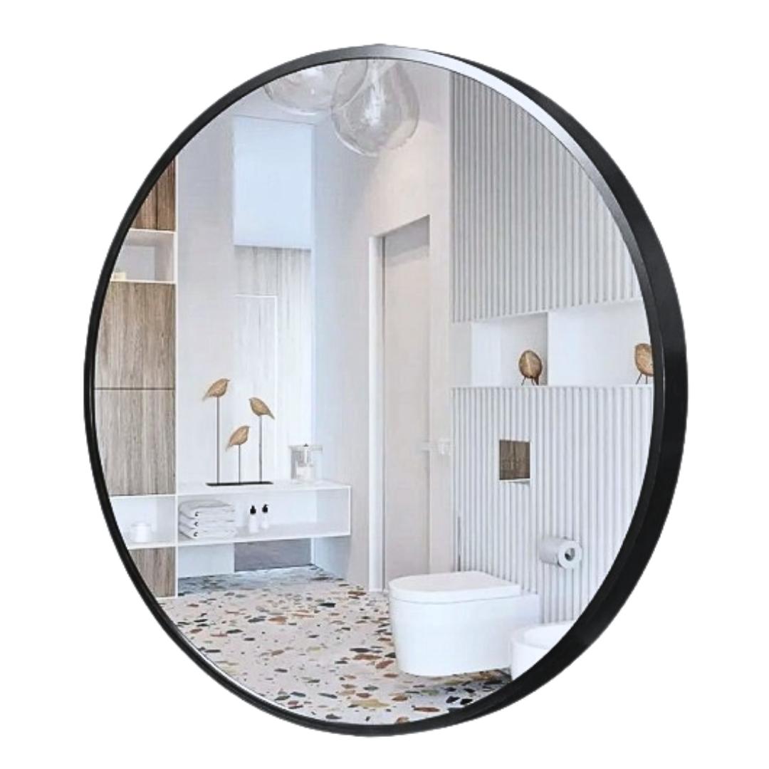 Muett 80cm Black Wall Decor Mirror