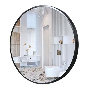 Muett 80cm Black Wall Decor Mirror