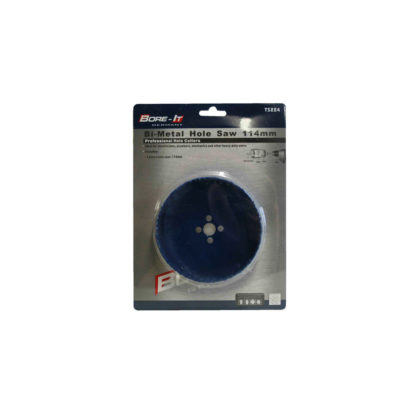 Bore-it - Hole Saw - Bi-metal - 114mm - 3 Pack