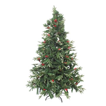 Christmas Tree With Snow Tips And Berries 3M
