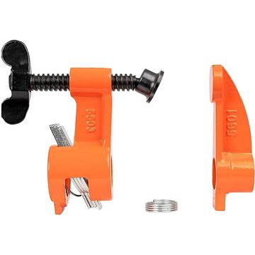 Pony - Pipe Clamp - 3/4 Inch 25mm Black Pipe - 2 Pack