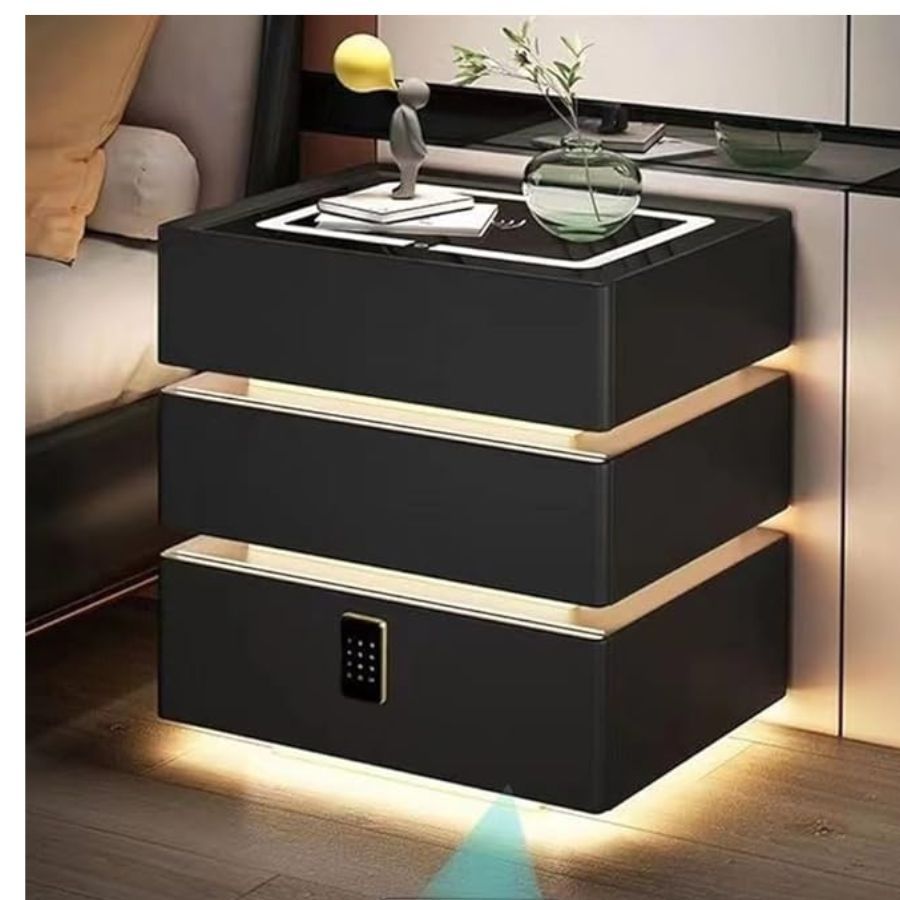 KC Furn-Neo Smart 3 Drawer Pedestal (Black)