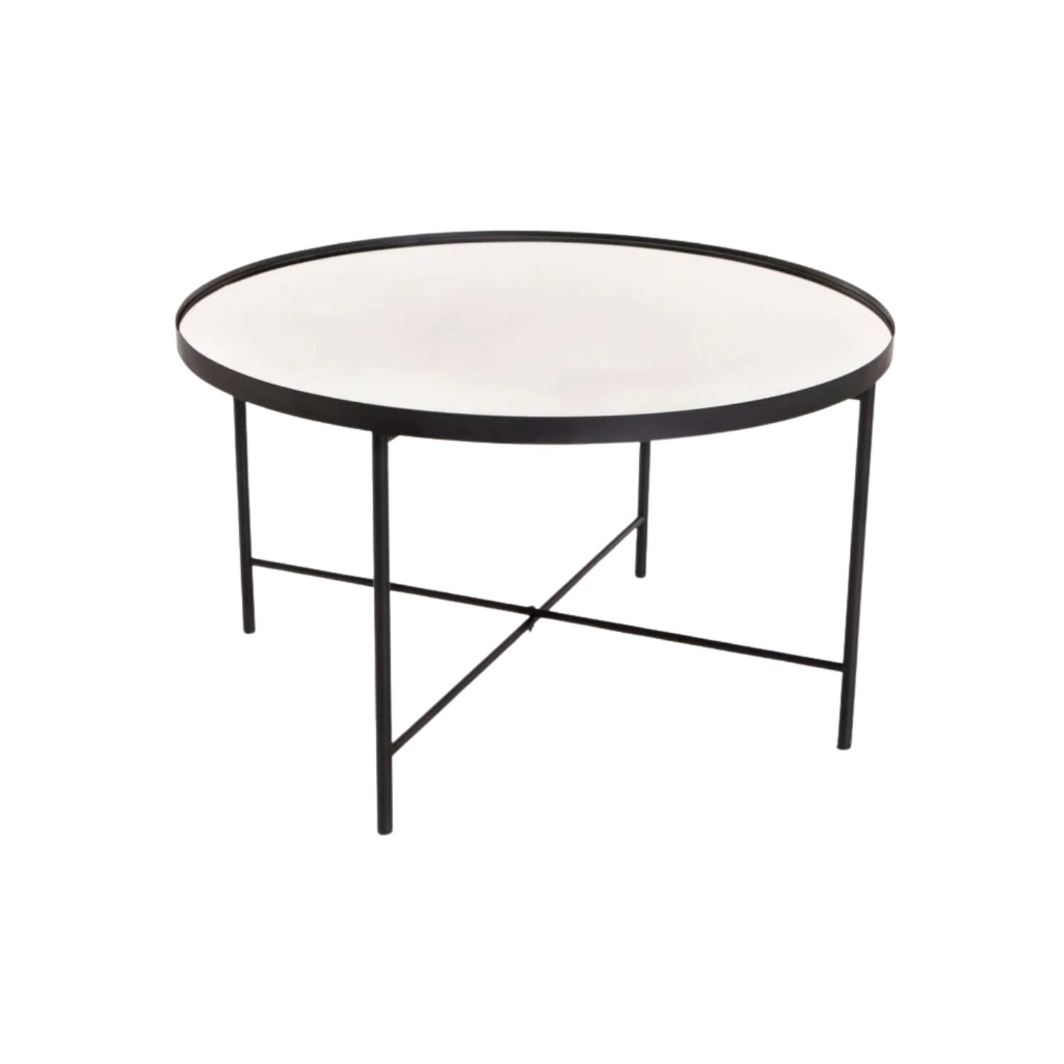 Hali Round Mirror Coffee Table 71cm