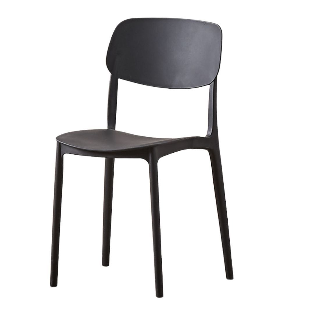 Muett Onyx Black Monoblock Dining Chair