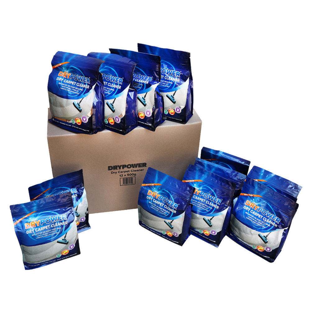 DryPower Magic Dry Carpet Cleaning Powder - Pack of 12