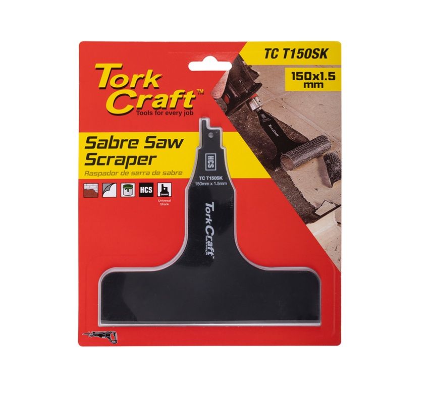 Sabre Saw Scraper Hcs 150Mm X 1.5Mm
