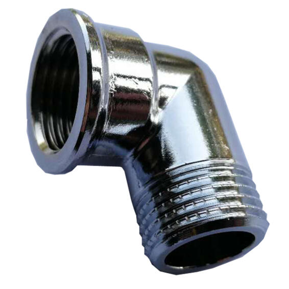 SCREWED CONNECTOR BRASS ELBOW EQ MF3/8