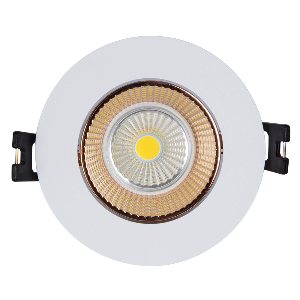 Eurolux - Ti Lights - Downlight - Polycarbonate - White/Rose Gold - 3 Pack