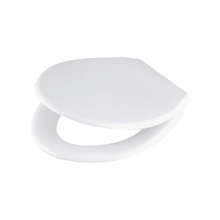 Wirquin Toilet Seat - BPA Free Plastic - Neon White - 900g - Bulk Pack of 2