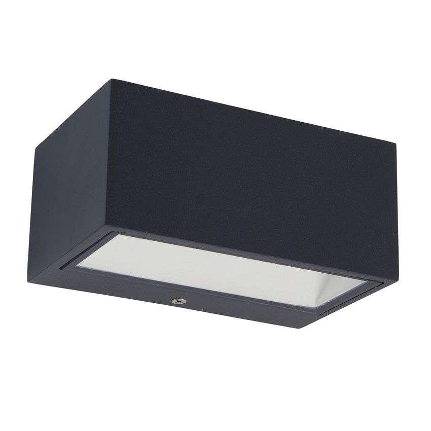 Gemini Led Up & Down Wall Light Graphite 10.5W 3000K
