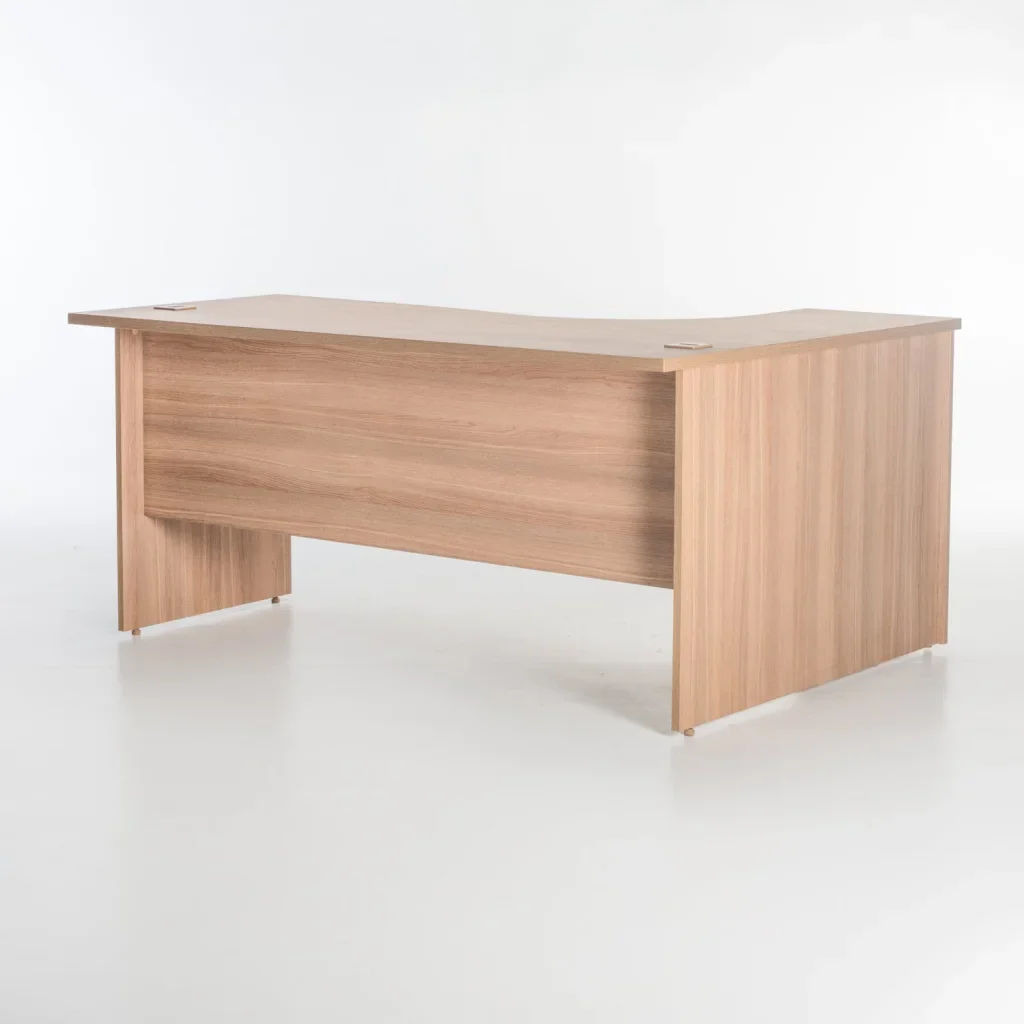 LOGO Right Corner Desk — Space-Saving Modern Workstation