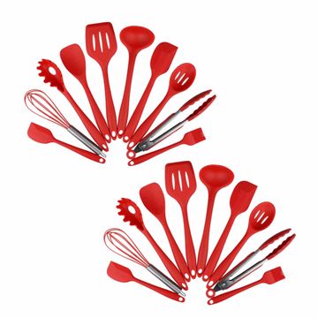 Killer Deals 10-Pack Silicone Spatula Whisk Tong Spoon Kitchen Utensil Set x 2 Combo