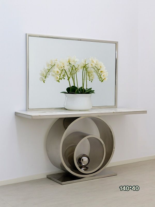 Prestige Home - Celestial Console Table - Silver