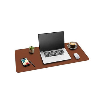 PU Leather Mouse Pad - Brwon