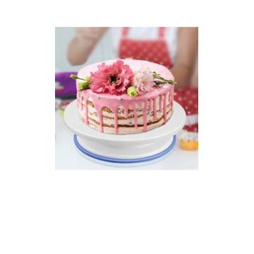 Plastic Rotating Icing Revolving Cake Turntable Decorating Stand