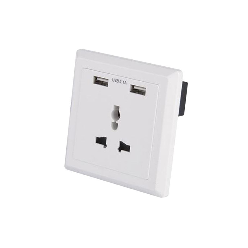 ACDC - Multi Socket With 2xUsb 5v/2.1A