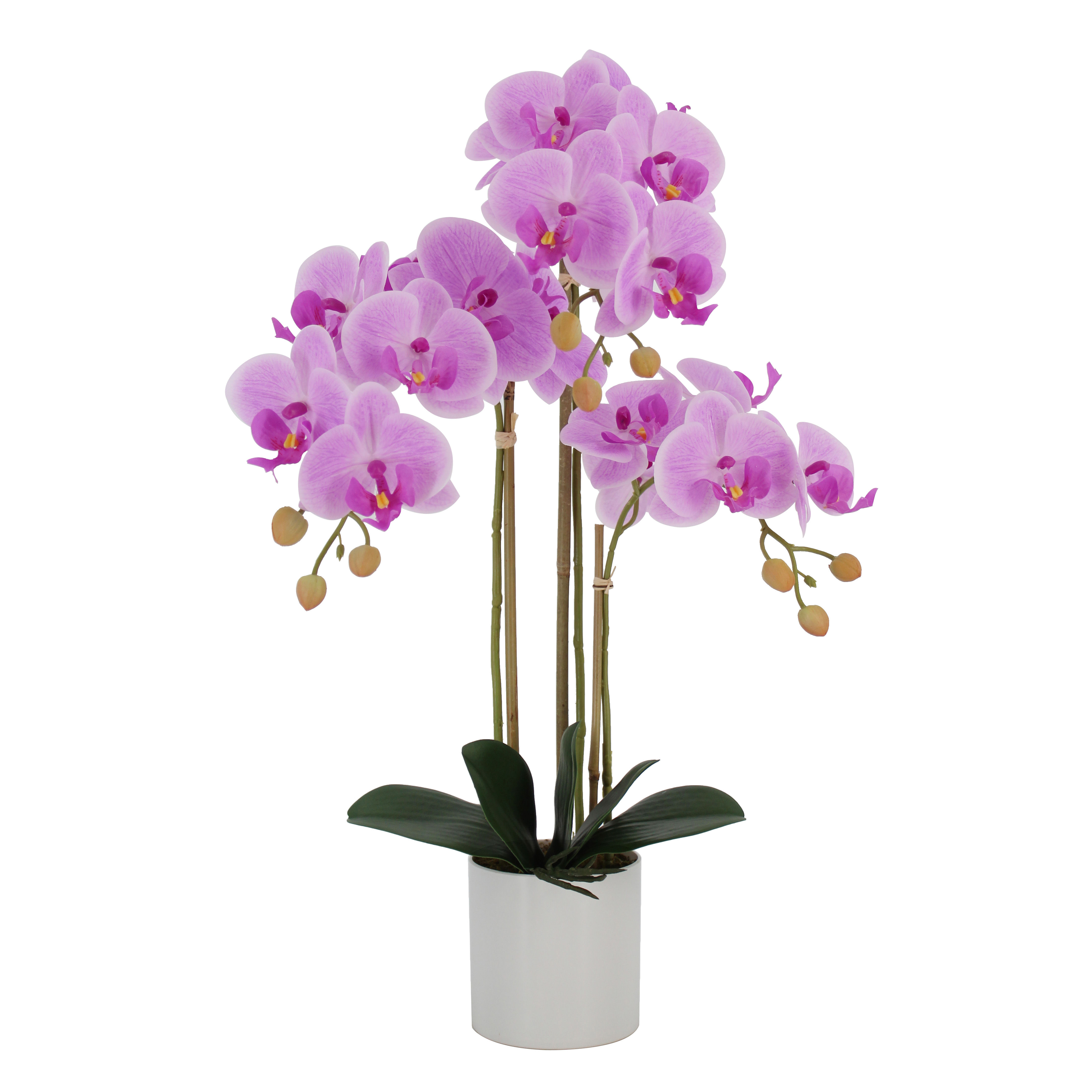 HouzeComfort Artificial Pink Orchid Indoor Plant 60cm