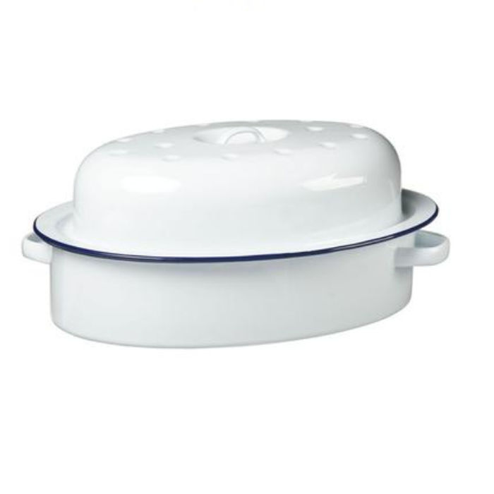 Roaster Enamel 1St-Grade Oval 30cm