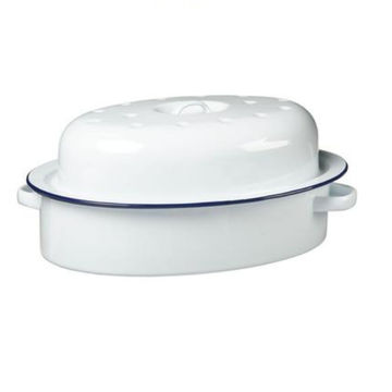 Roaster Enamel 1St-Grade Oval 30cm