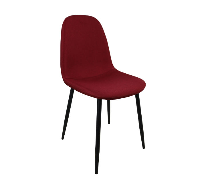 Vividitto - Padded Dining Chair - Dark Red